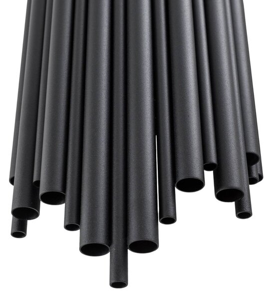 Opviq Fali világítás Reis, fekete, fém, magasság 50 cm, dimmelhető, Fekete, Nappali / Étkező, fém