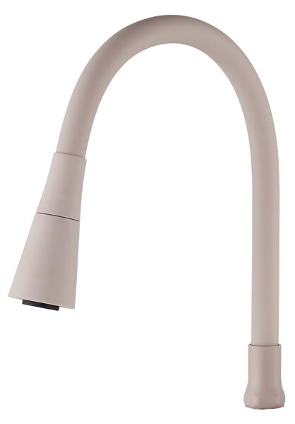 Invena Pogo Plus, flexibilis, 2 funkciós kifolyó, mosogató csaptelephez, bézs, INV-SC-B1-224-L
