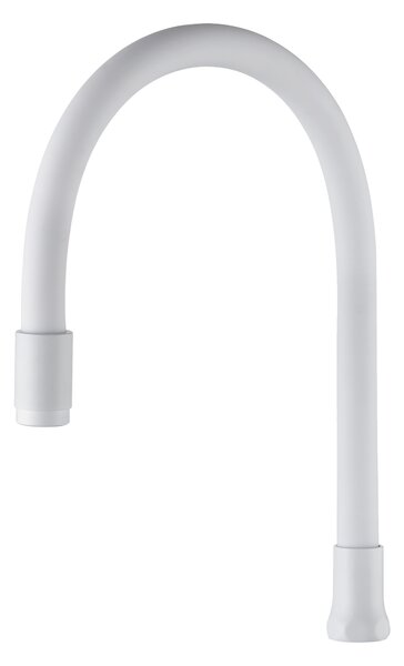 Invena Pogo, flexibilis, 1 funkciós kifolyó, mosogató csaptelephez, fehér, INV-SC-B1-230-L