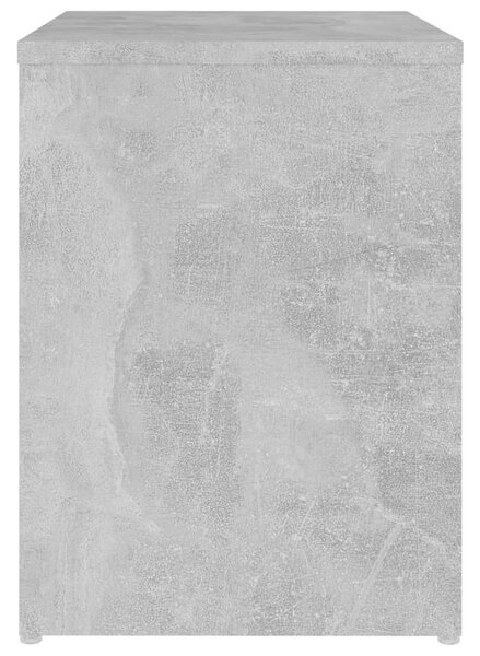 Betonszürke szerelt fa éjjeliszekrény 40 x 30 x 40 cm