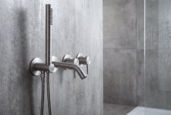 Sapho Minimal, álló mosdócsaptelep, H300, acél, MI506