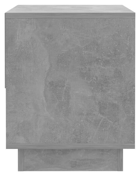 Betonszürke szerelt fa éjjeliszekrény 45x34x44 cm