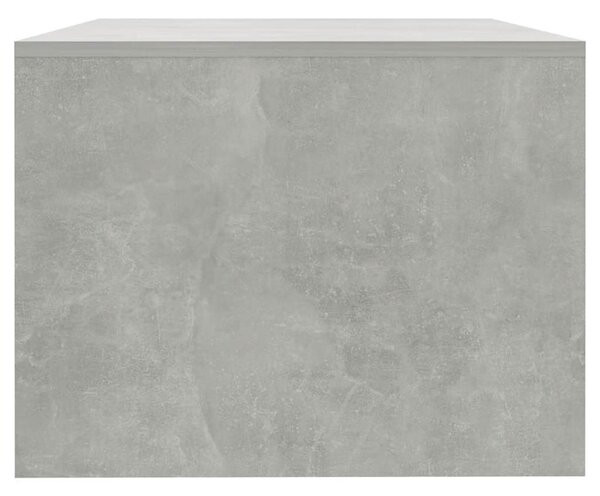 Betonszürke szerelt fa dohányzóasztal 102 x 55 x 42 cm