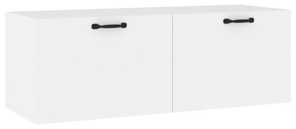 Fehér szerelt fa faliszekrény 100 x 36,5 x 35 cm