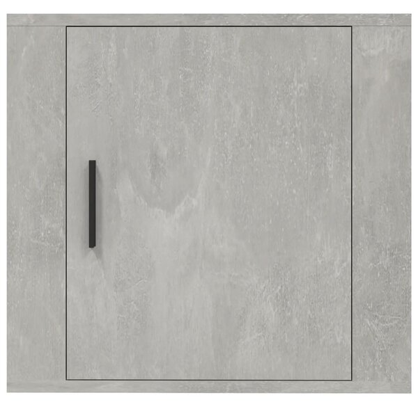 Betonszürke falra szerelhető éjjeliszekrény 50x30x47 cm