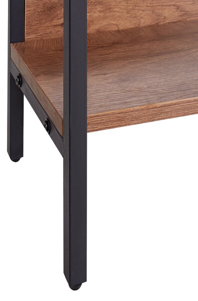 Hatszintes polcos elem DAVEN 180 cm Barna