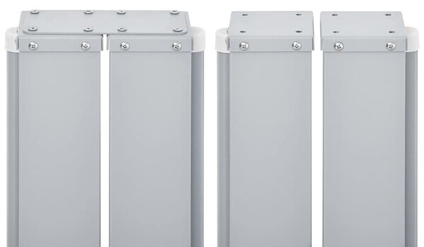 VidaXL antracitszürke behúzható oldalsó napellenző 100 x 600 cm