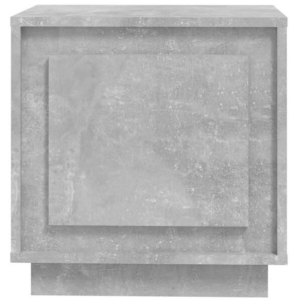 Betonszürke szerelt fa éjjeliszekrény 44 x 35 x 45 cm