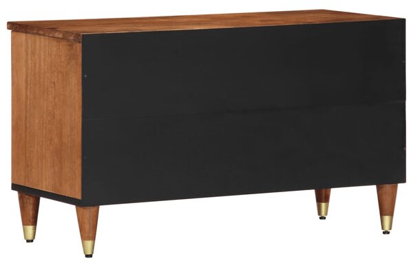 Tömör mangófa TV-szekrény 80 x 33 x 46 cm