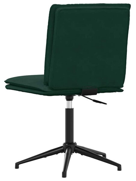 Sötétzöld bársony étkezőszék