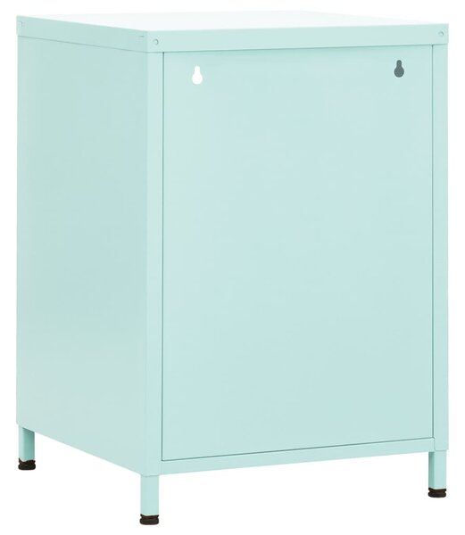 2 db menta acél éjjeliszekrény 35 x 35 x 51 cm