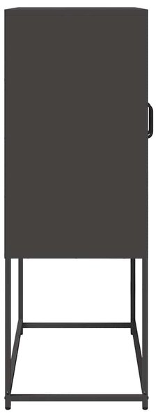 Magastábla Fekete 68x39x107 cm Acél