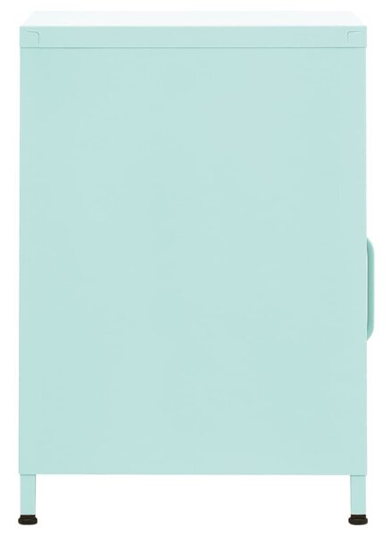 2 db menta acél éjjeliszekrény 35 x 35 x 51 cm