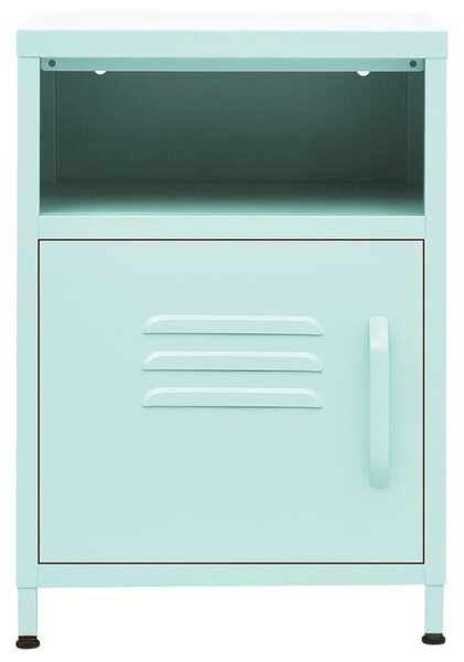 2 db menta acél éjjeliszekrény 35 x 35 x 51 cm