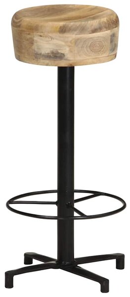 2 db tömör mangófa bárszék 76 cm