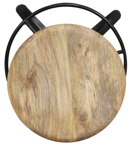 2 db tömör mangófa bárszék 76 cm