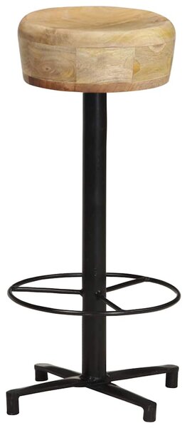 2 db tömör mangófa bárszék 76 cm