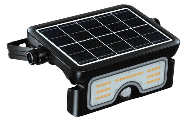 V-TAC napelemes mozgásérzékelős LED reflektor 7W CCT, 129 Lm/W - SKU 24341