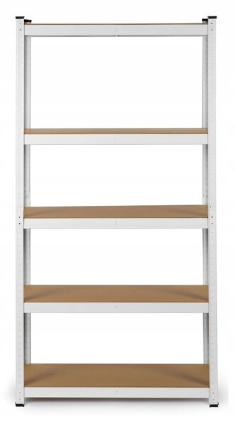 Salgó polc, 5 szintes 180x90x30cm, fehér