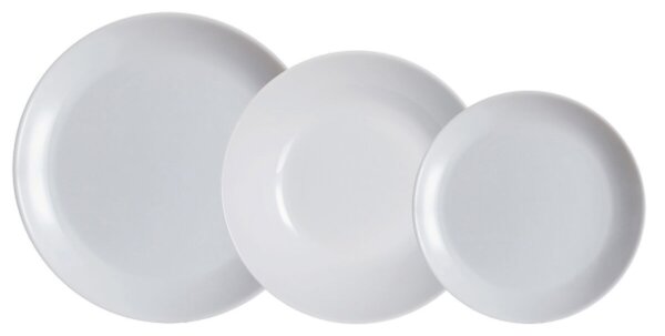 Luminarc Étkészlet Diwali Granit Üveg Szürke (18 db)