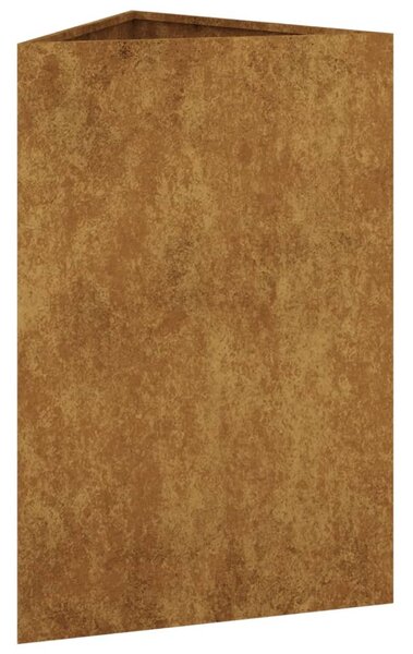 Corten acél kerti növénytartó 50x43x75 cm