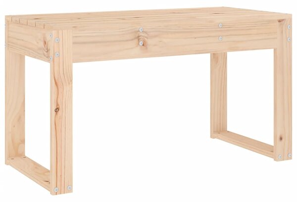 Tömör fenyőfa kerti pad 80 x 38 x 45 cm
