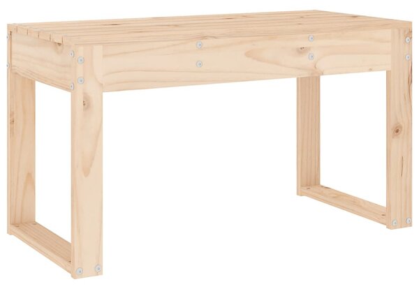 Tömör fenyőfa kerti pad 80 x 38 x 45 cm