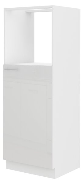 Élelmiszer szekrény a sütőhöz Lavera 60 DKPL 162 1F BB (fehér + fényes fehér)