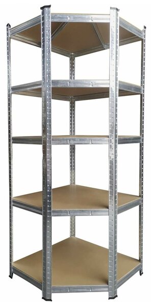 Aga Sarok fém polcrendszer 180x70x40 cm 5 polc