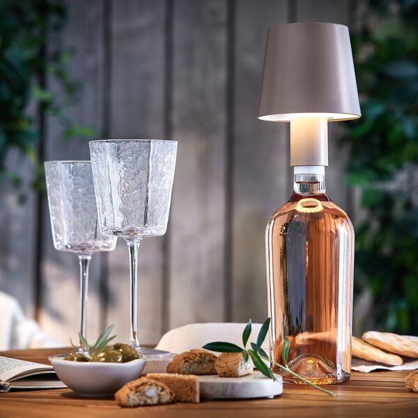 BOTTLE LIGHT palackra helyezhető LED lámpa, tópszín