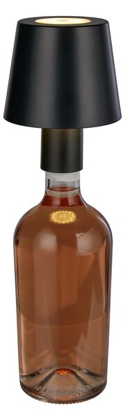 BOTTLE LIGHT palackra helyezhető LED lámpa, fekete
