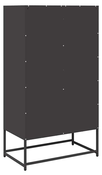 Magastábla Fekete 68x39x123 cm Acél