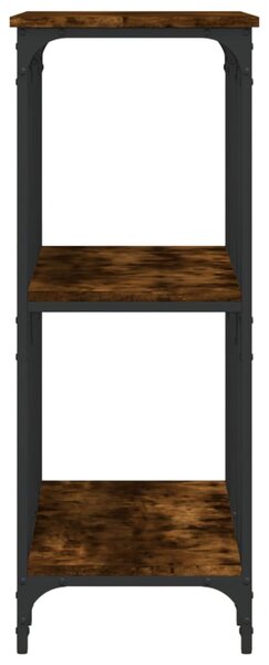 Füstös tölgy színű szerelt fa tálalóasztal 102x35x90 cm