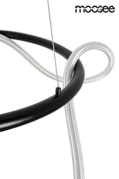 Moosee Serpiente 60 LED Függőlámpa Fekete Gyűrű Dekoratív