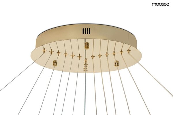 Moosee Ring Slim XL Arany LED Függőlámpa Kaskád