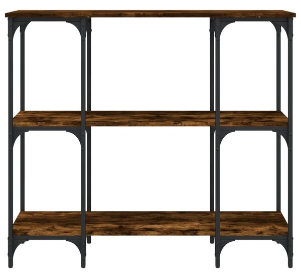 Füstös tölgy színű szerelt fa tálalóasztal 102x35x90 cm