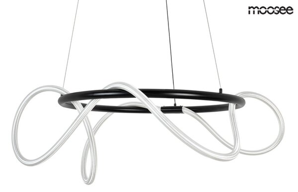 Moosee Serpiente 60 LED Függőlámpa Fekete Gyűrű Dekoratív