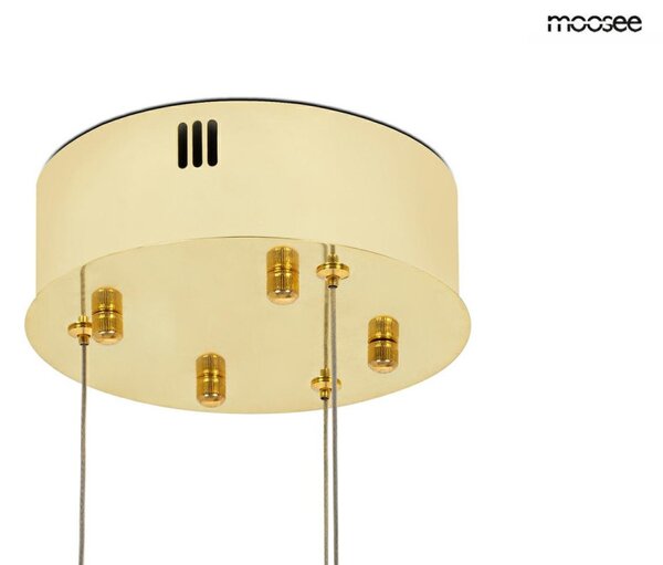 Moosee Liberty 3B Kristály Arany LED Függőlámpa