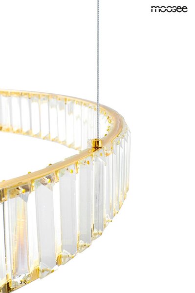 Moosee Liberty 3B Kristály Arany LED Függőlámpa