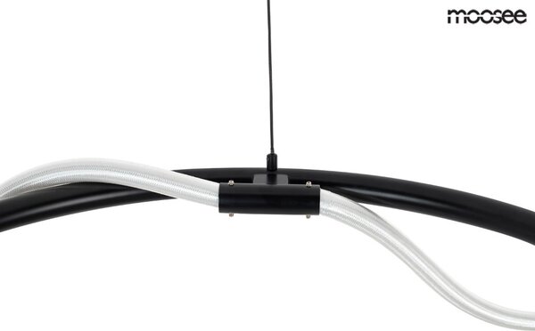 Moosee Serpiente 60 LED Függőlámpa Fekete Gyűrű Dekoratív