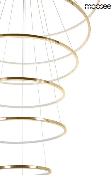 Moosee Ring Slim XL Arany LED Függőlámpa Kaskád