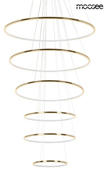 Moosee Ring Slim XL Arany LED Függőlámpa Kaskád