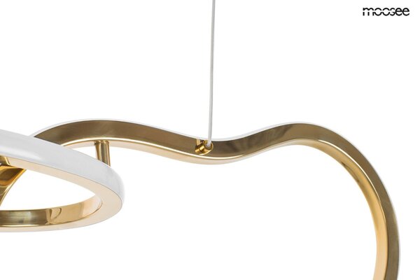 MOOSEE Jazz 6 LED Függőlámpa Arany Gyűrűs