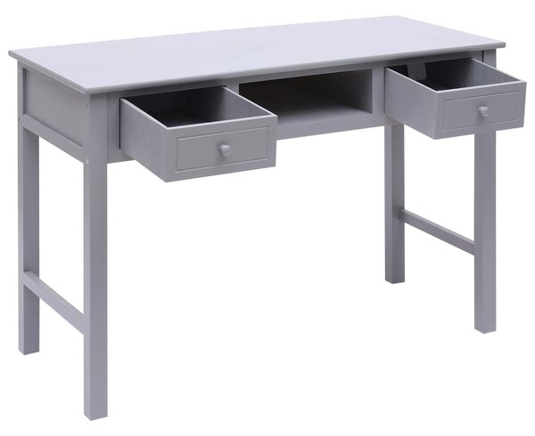 Szürke fa íróasztal 110 x 45 x 76 cm