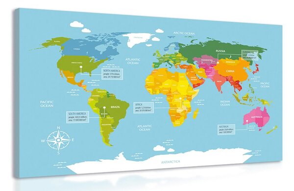 Kép különleges világtérkép