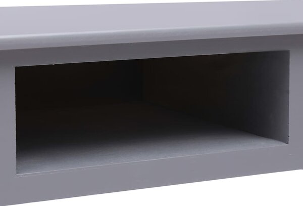Szürke fa íróasztal 110 x 45 x 76 cm