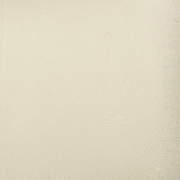 Krémszínű műbőr pad 110 x 76 x 80 cm