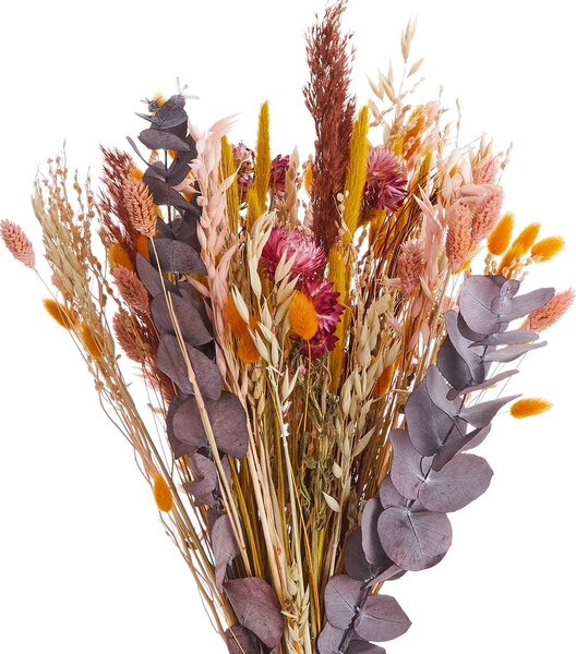 FLOWER MARKET szárított virágcsokor, pink-lila