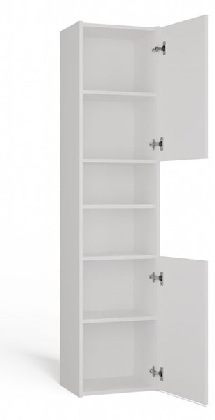 Aldabra S40 fürdőszoba szekrény, 40x170x30 cm, fehér