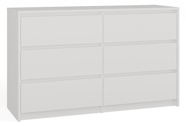 K120 2X3 komód, fehér
